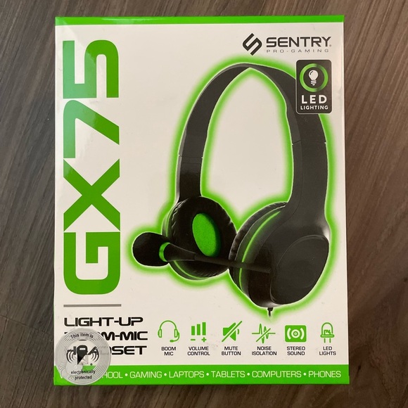 Sentry GX75 Light-Up Gaming Headset - Picture 1 of 6